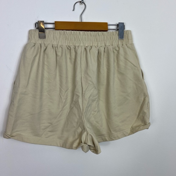 Meshki Tahlia Loopback Shorts Cream Sz L - Picture 9 of 10